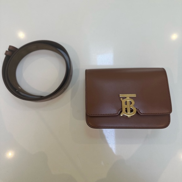 AUTHENTIC BURBERRY TB LEATHER BELT BAG - Picture 3 of 6